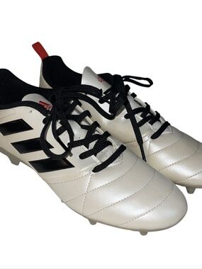 Adidas Ace 17.4 FG WOMEN'S Size 8.5 Shoes Cleats White Black